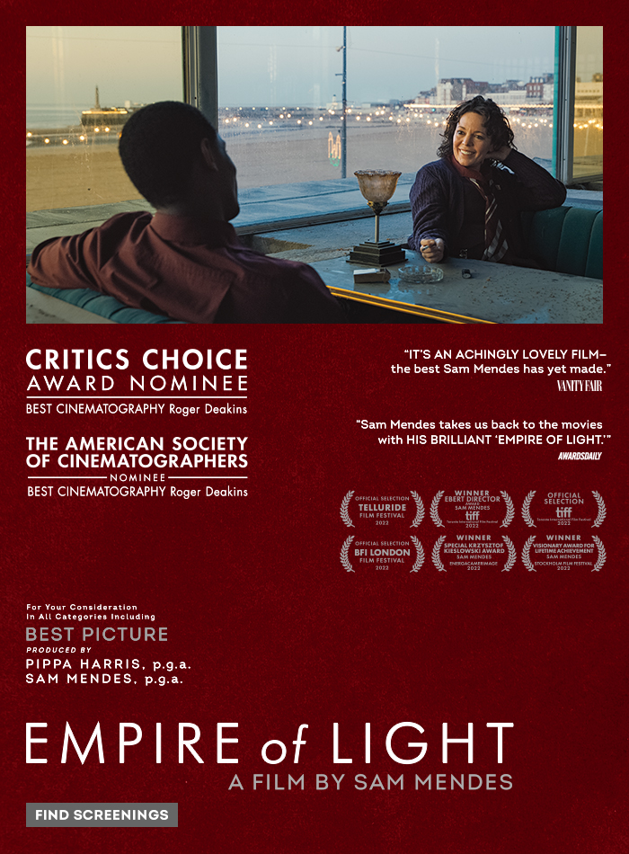 EMPIRE OF LIGHT a film by Sam Mendes | Screen NOW on the Academy Portal