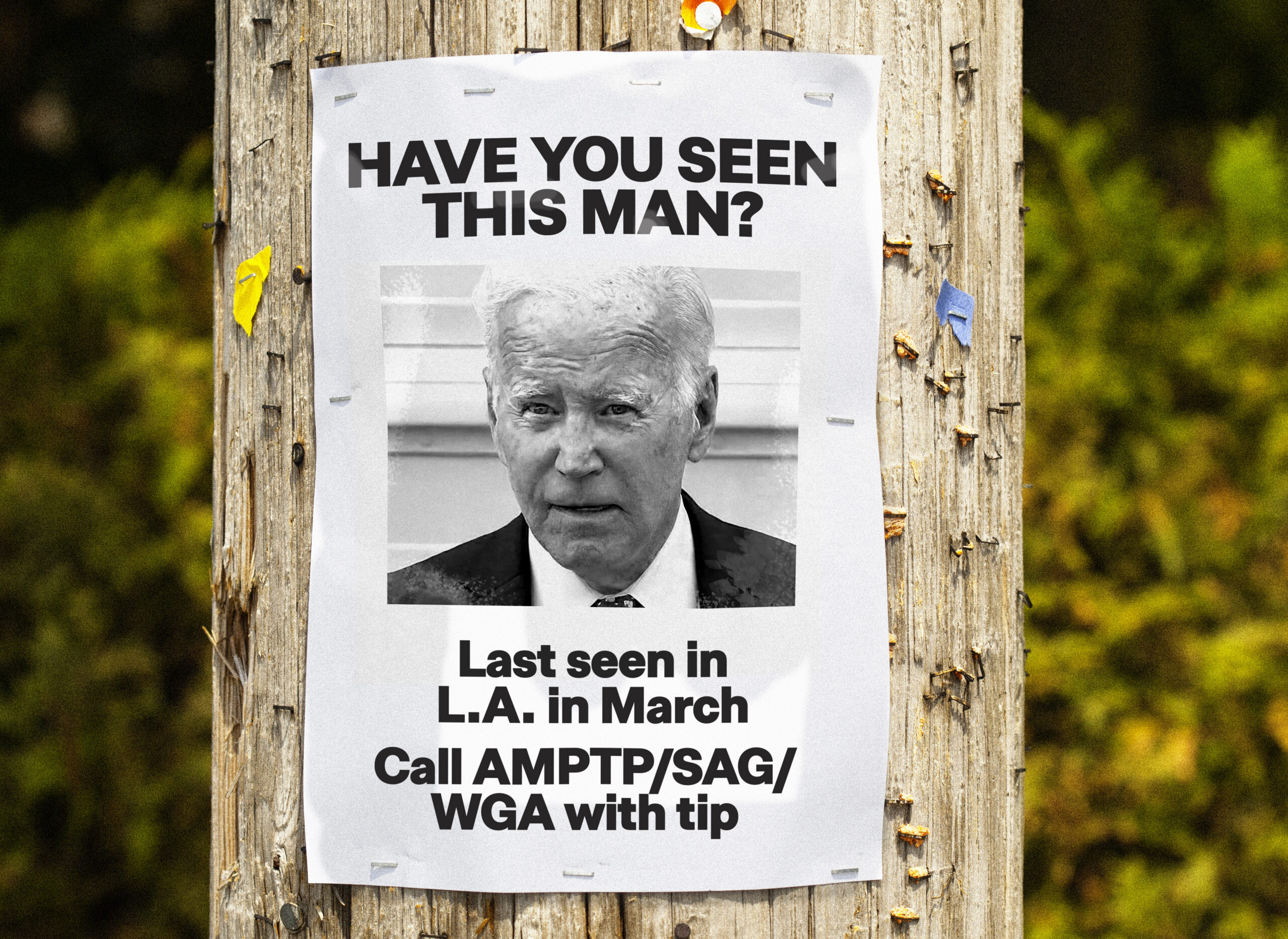 No-Show Joe: Strikes Turn L.A. Into Dems Fundraising Desert