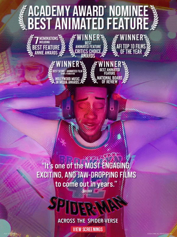 For Your Consideration – Spider-Man: Across The Spider-Verse – Best Animated Feature