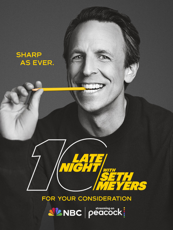Watch Seth Meyers & Andy Samberg Toast To A Decade of “Late Night” | LATE NIGHT WITH SETH MEYERS | FYC Outstanding Talk Series
