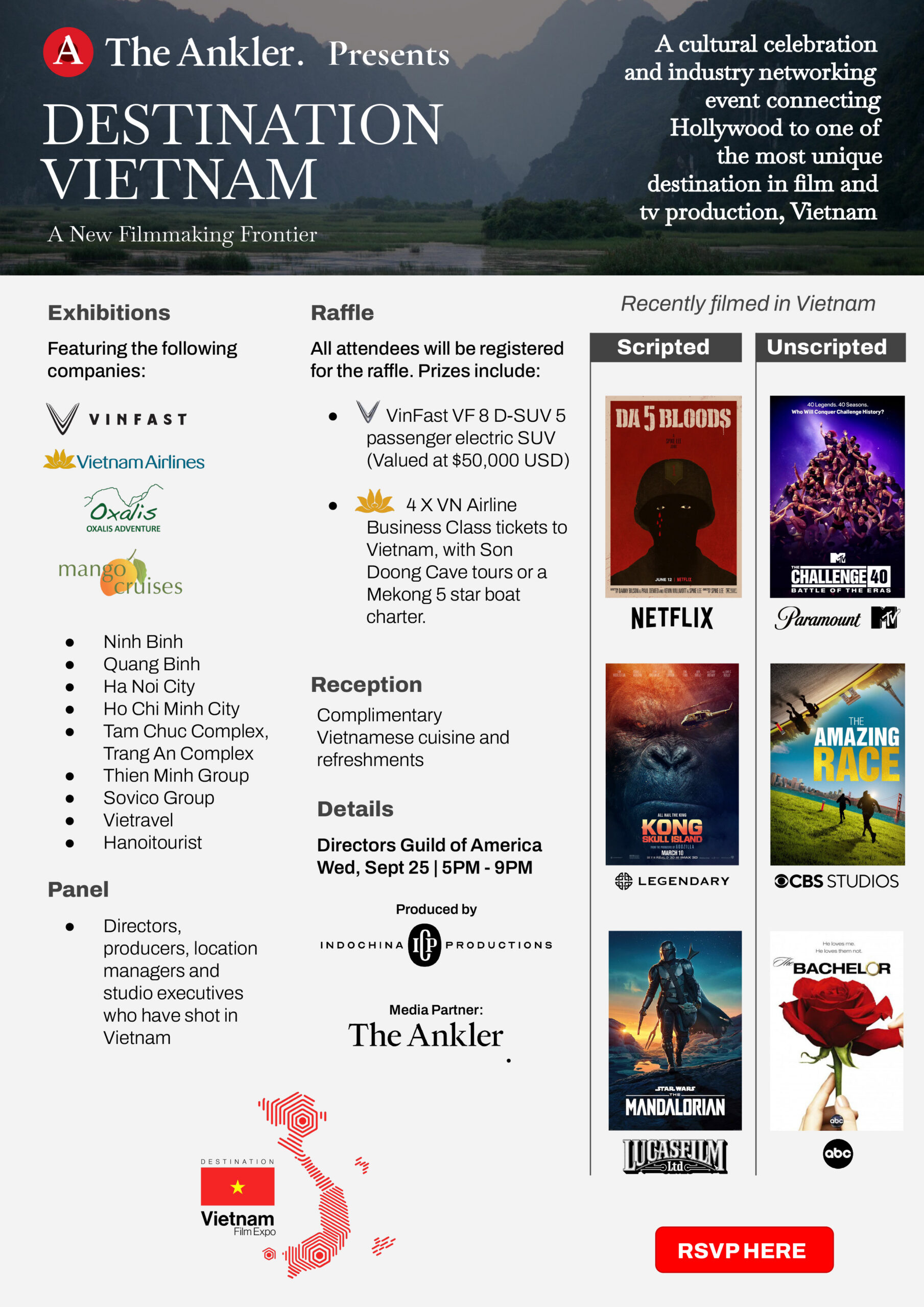 Speakers Announced – The Ankler Presents Destination Vietnam on September 25th