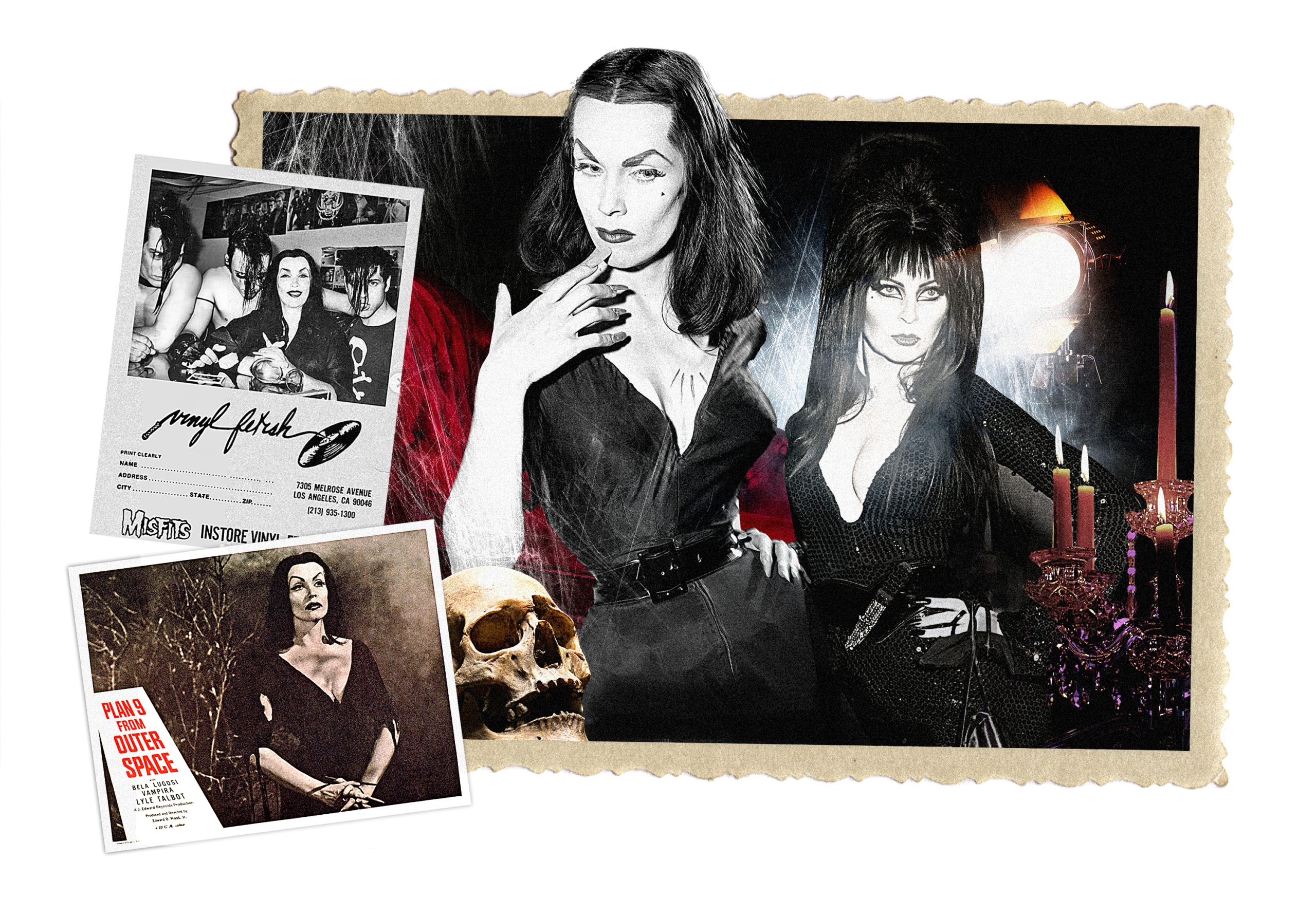 Vampira, Elvira and the Epic Battle Between Two L.A. Horror Queens