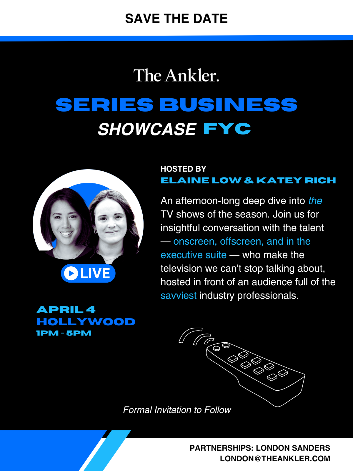 Save The Date – The Ankler’s TV Event Returns to Highlight the Season’s Hottest Shows 4.4