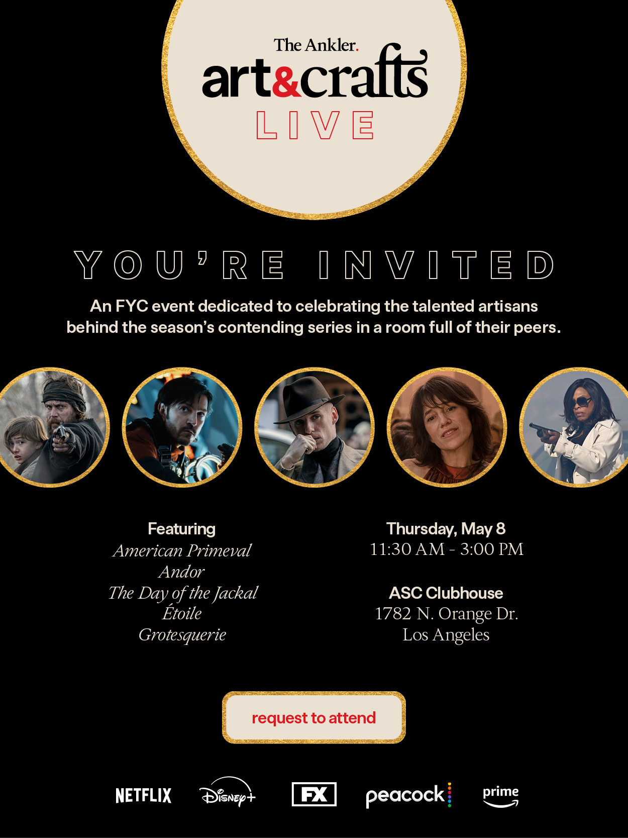 You’re Invited! The Ankler Art & Crafts Live at the ASC Clubhouse 5.8
