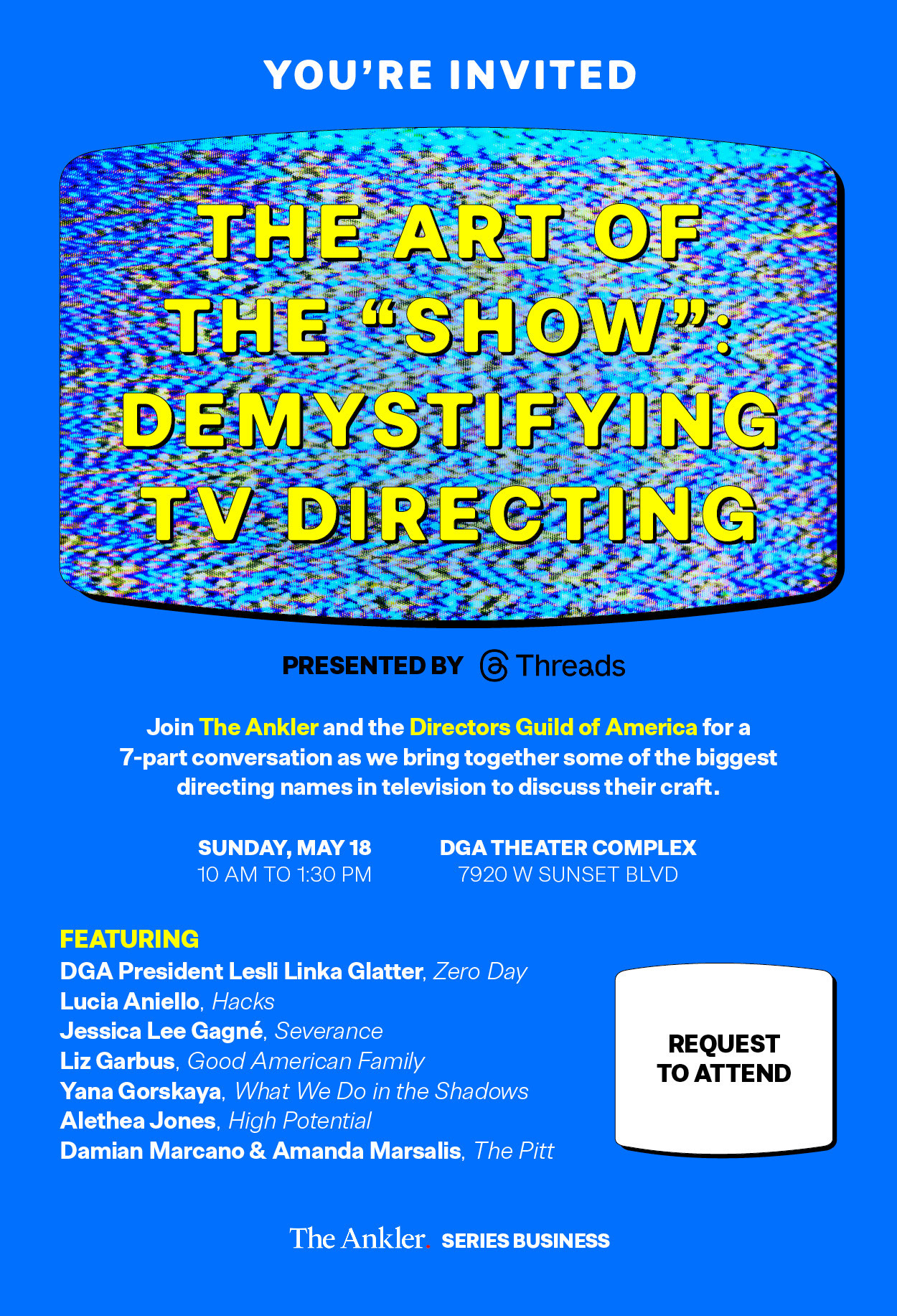TV Directors Discuss Their Craft – 5.18