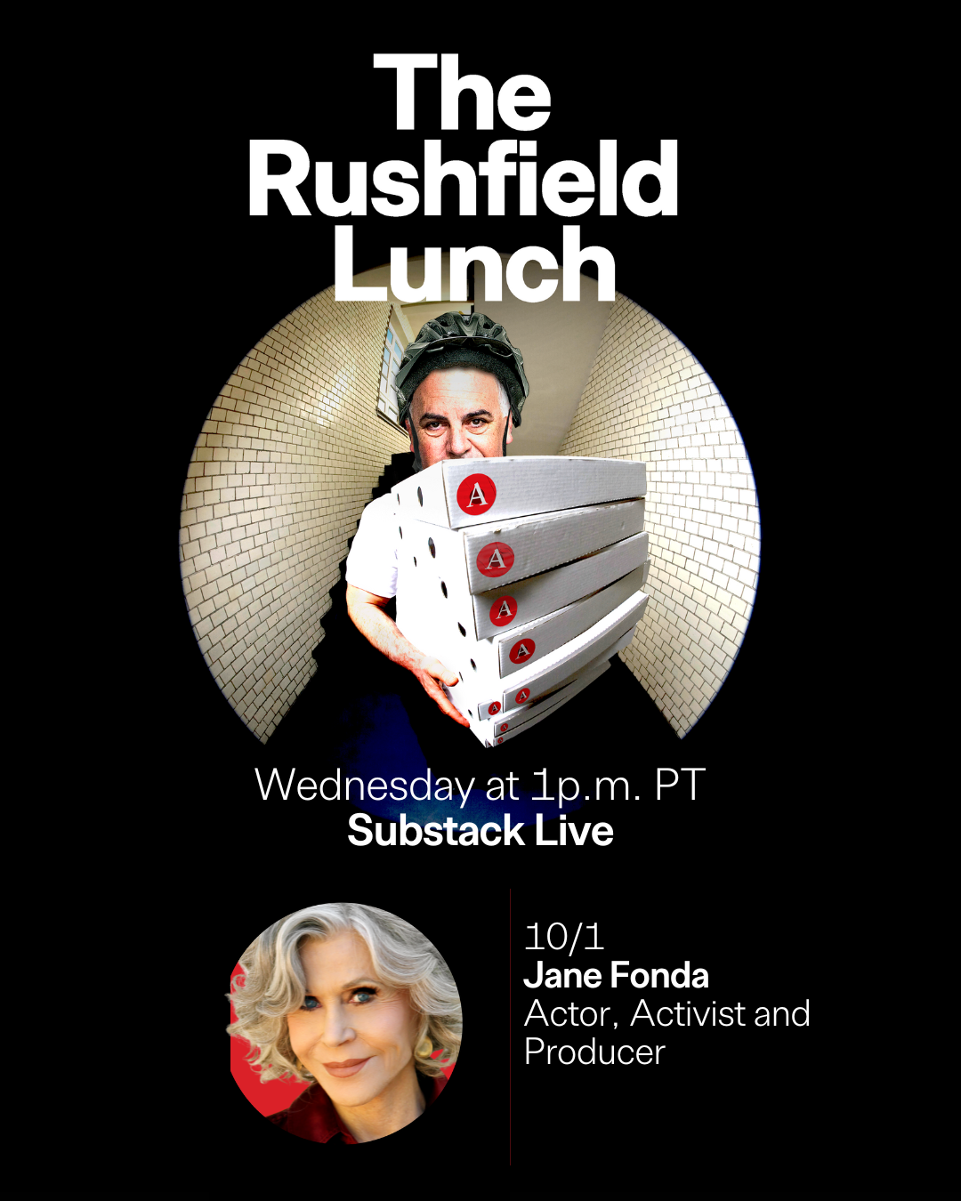 Jane Fonda with Richard Rushfield: LIVE TOMORROW