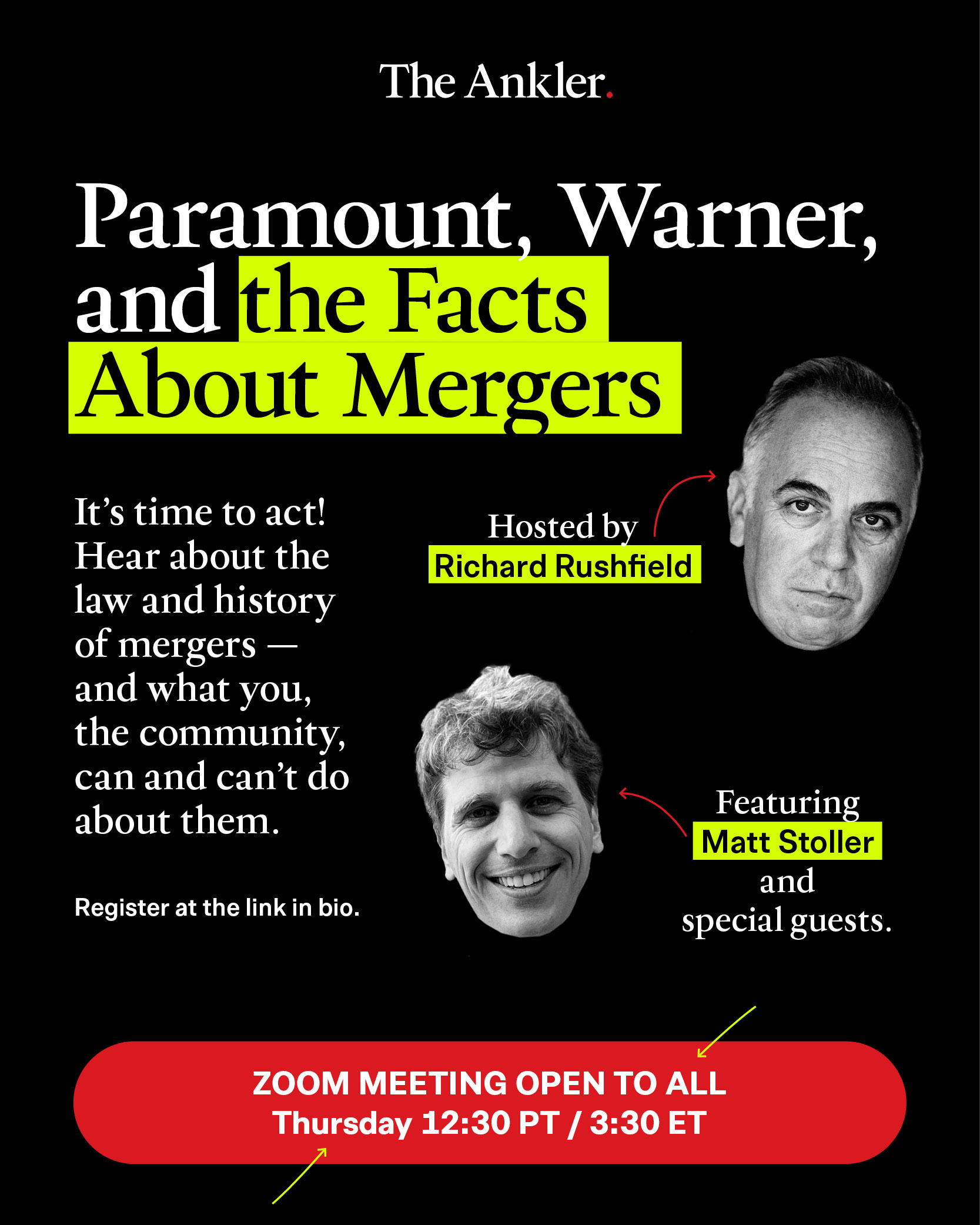 REGISTER: A Paramount-Warner Merger & What YOU Can Do About It