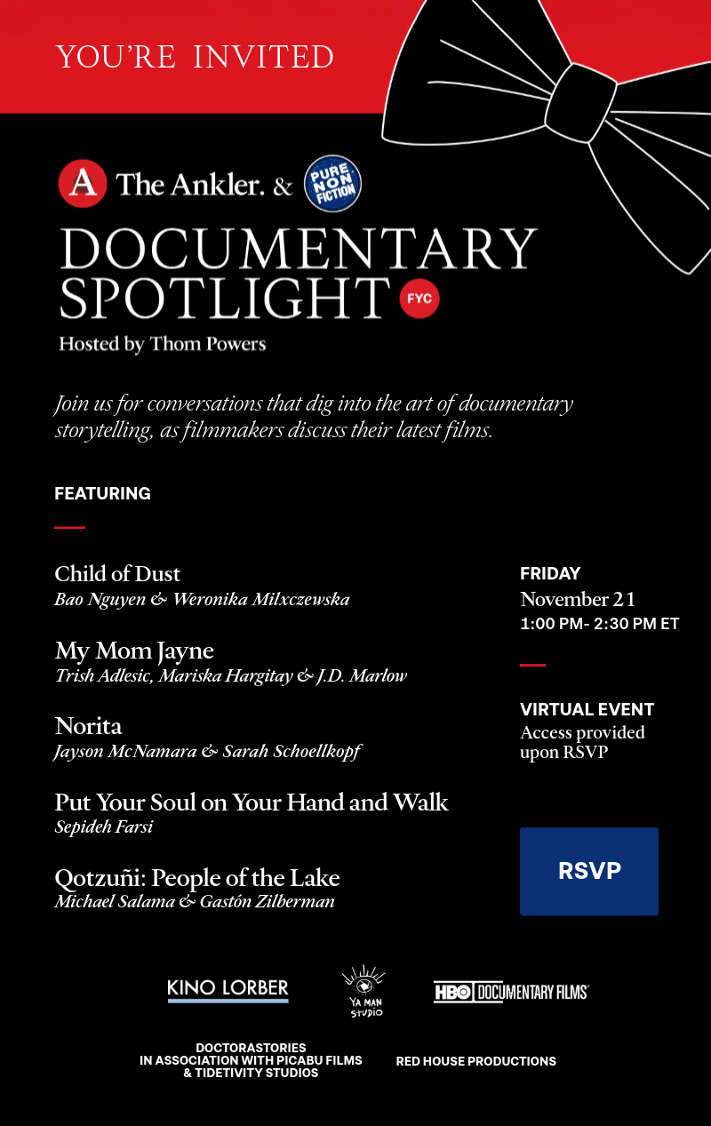 Last Chance to Register for Virtual Documentary Spotlight Event Opening Tomorrow