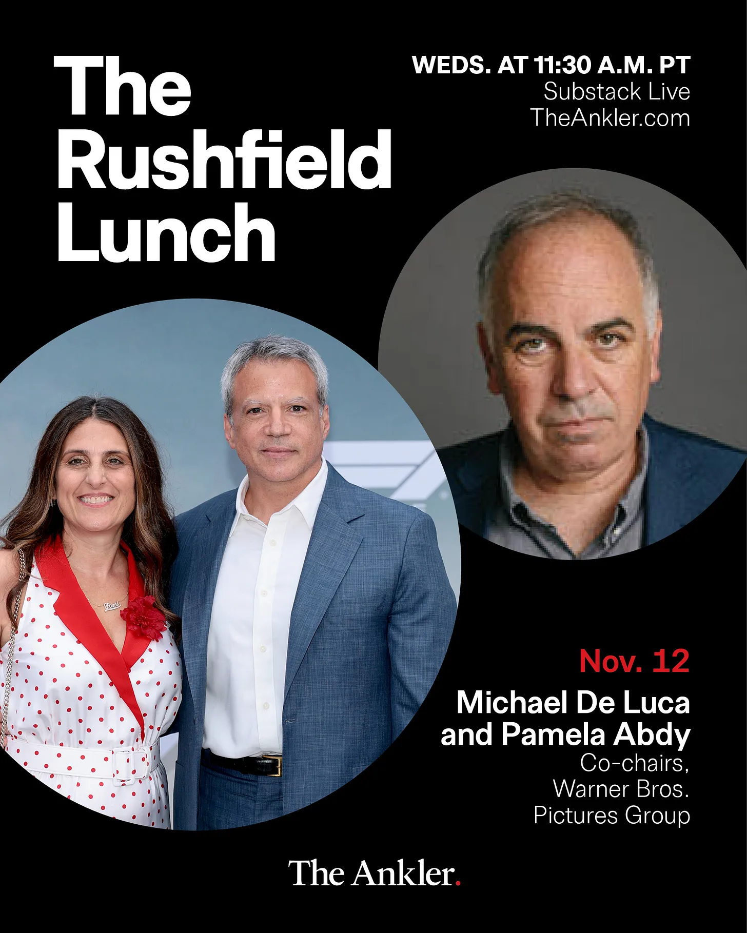 Tomorrow! Mike & Pam on The Rushfield Lunch