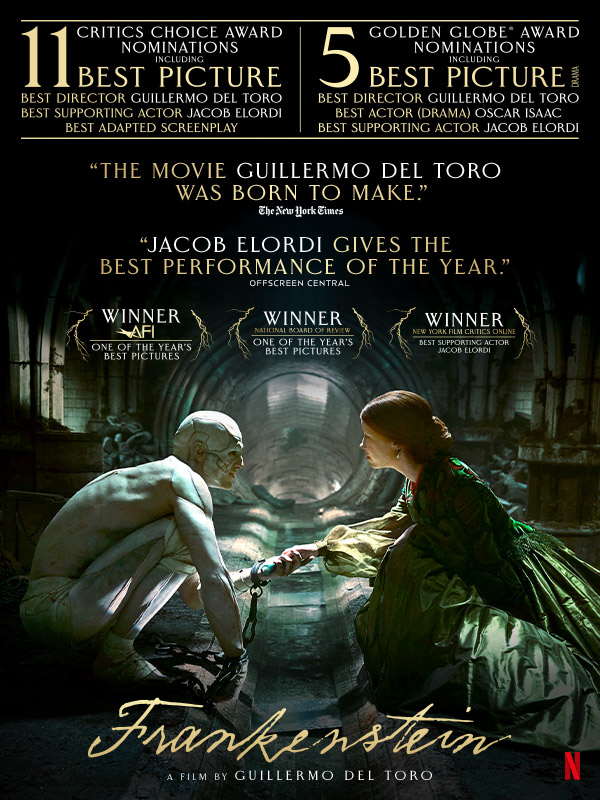 Frankenstein is “The Movie Guillermo del Toro Was Born to Make” | Watch the Making of the Monster with Jacob Elordi and Mike Hill