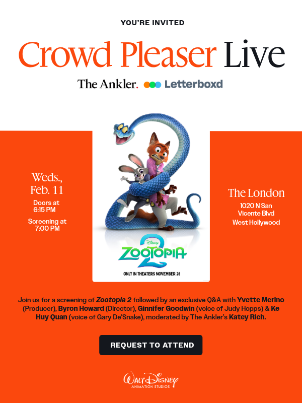 You’re Invited to Crowd Pleaser LIVE “Zootopia 2” 2.11