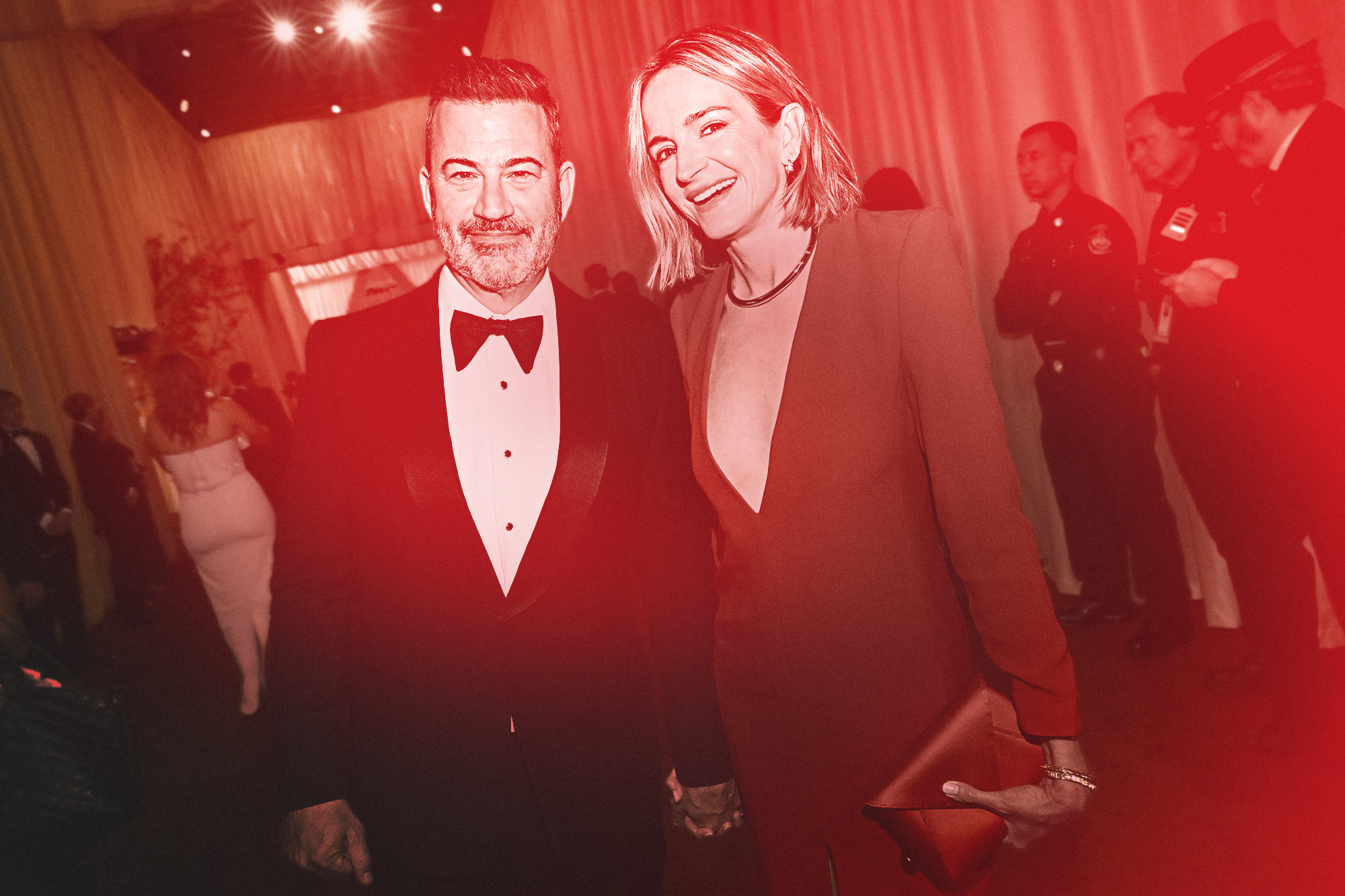 Jimmy Kimmel and Molly McNearny