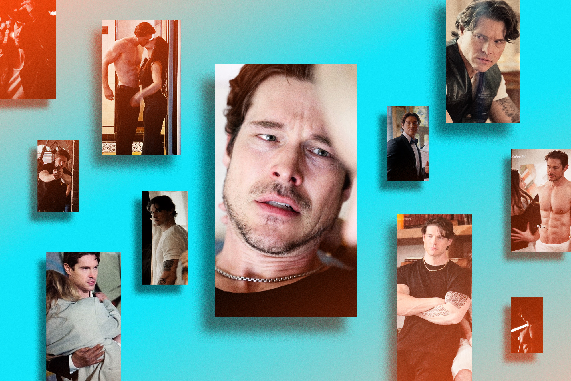 multiple scenes from vertical dramas starring TJ Wilk