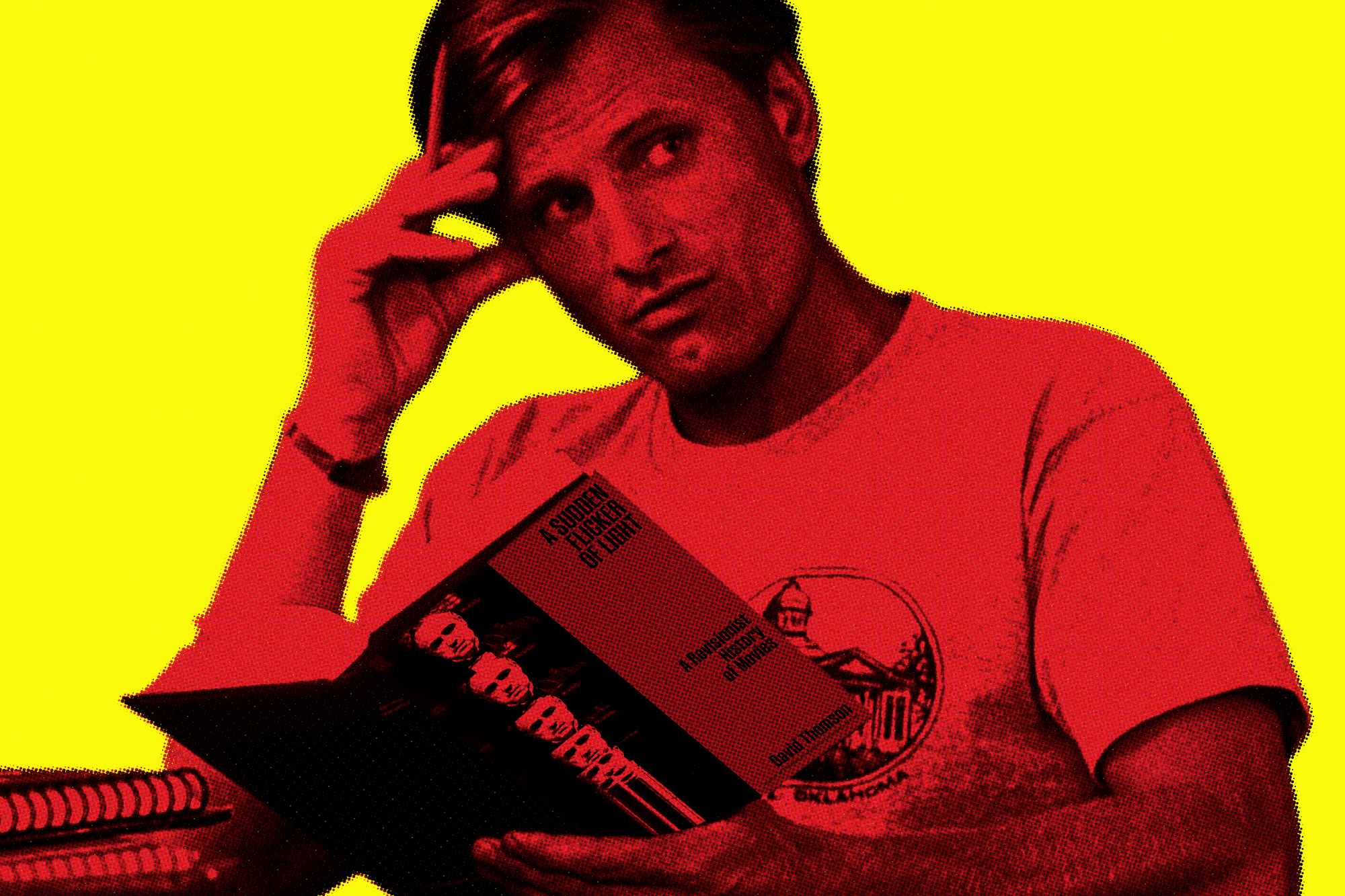 Viggo Mortensen reading a book